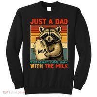 Just A Dad Who Always Came Back With The Milk - Fathers Day  Sweatshirt thumb 0