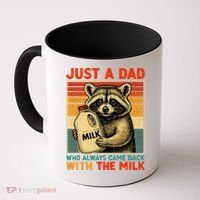 Just A Dad Who Always Came Back With The Milk - Fathers Day  Coffee Mug thumb 0
