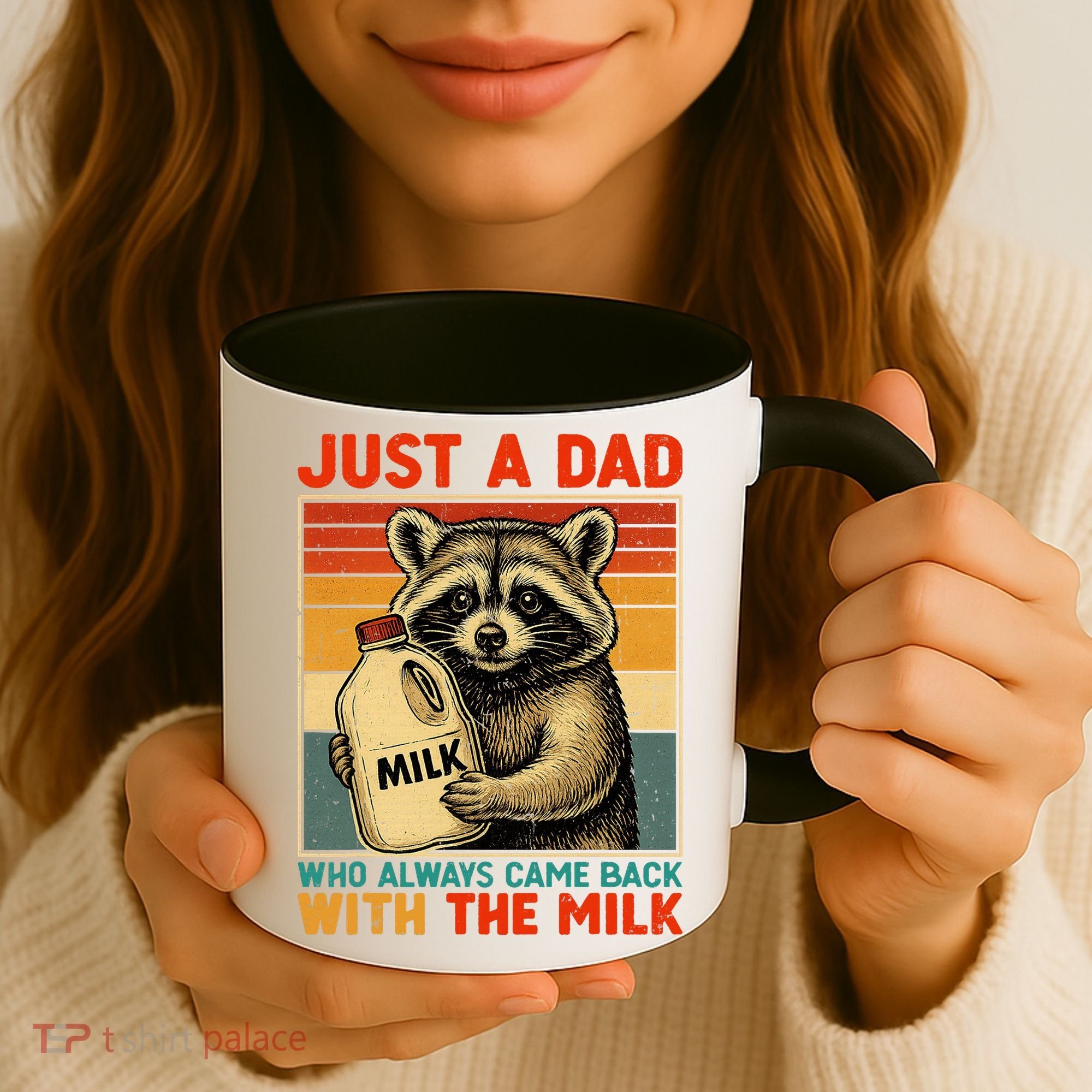 Just A Dad Who Always Came Back With The Milk - Fathers Day  Coffee Mug