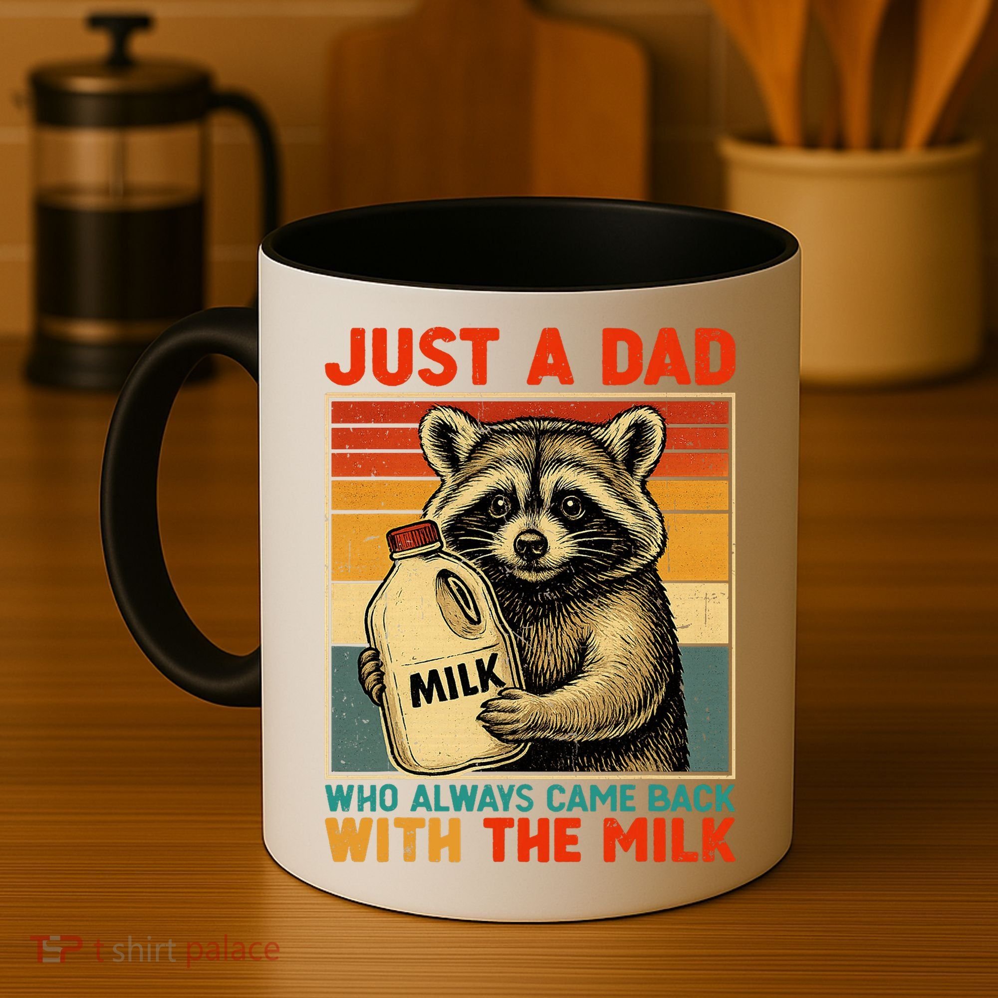 Just A Dad Who Always Came Back With The Milk - Fathers Day  Coffee Mug