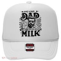 Just A Dad Who Always Came Back With The Milk Funny Father Hat thumb 0