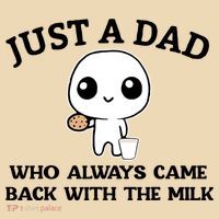 Just A Dad Who Always Came Back With The Milk Tote Bag thumb 4