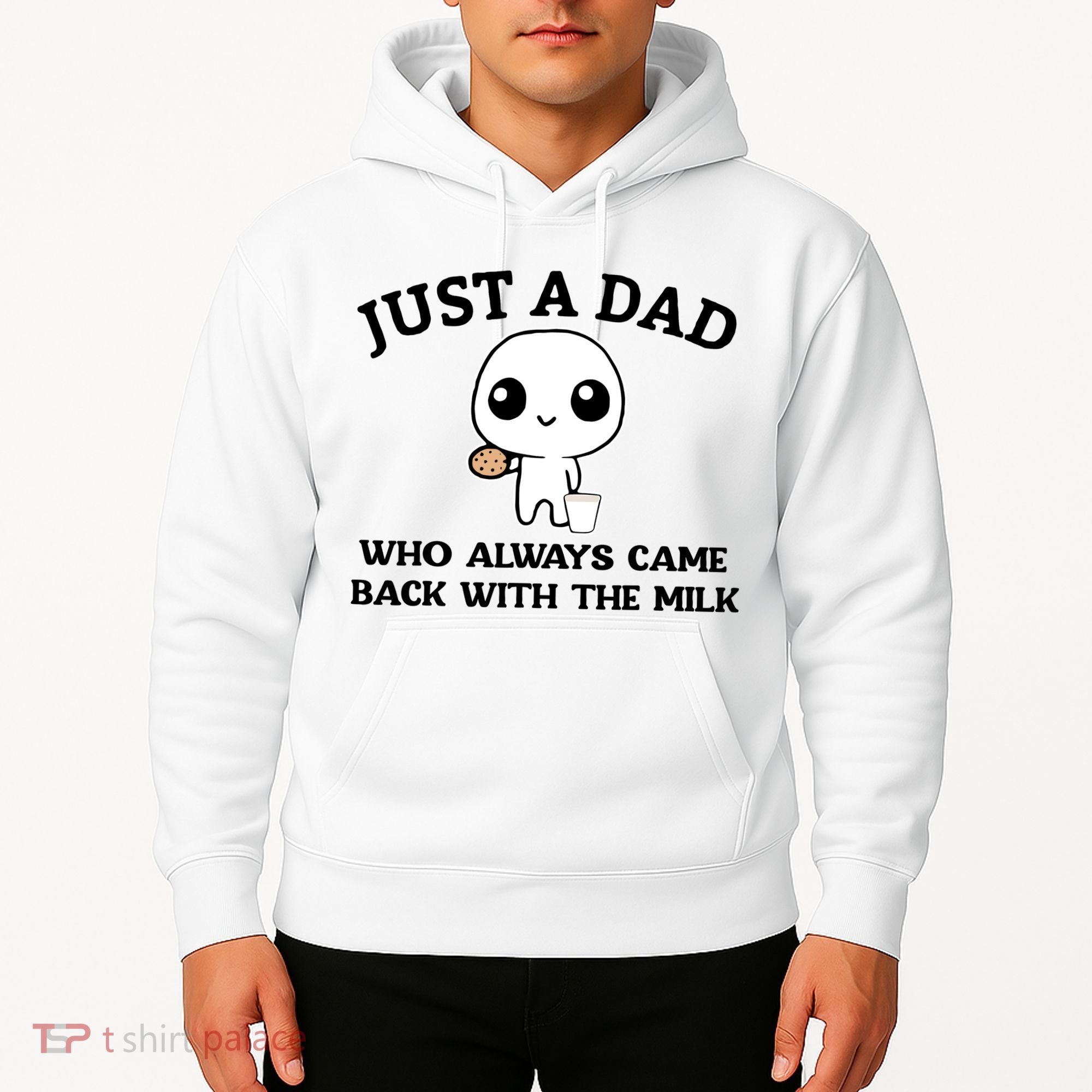 Just A Dad Who Always Came Back With The Milk Hoodie
