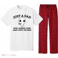 Just A Dad Who Always Came Back With The Milk Pajama Set thumb 0
