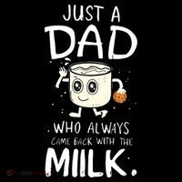 Just A Dad Who Always Came Back With The Milk Tank Top thumb 6