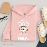 Just A Dad Who Always Came Back With The Milk Hoodie thumb 4