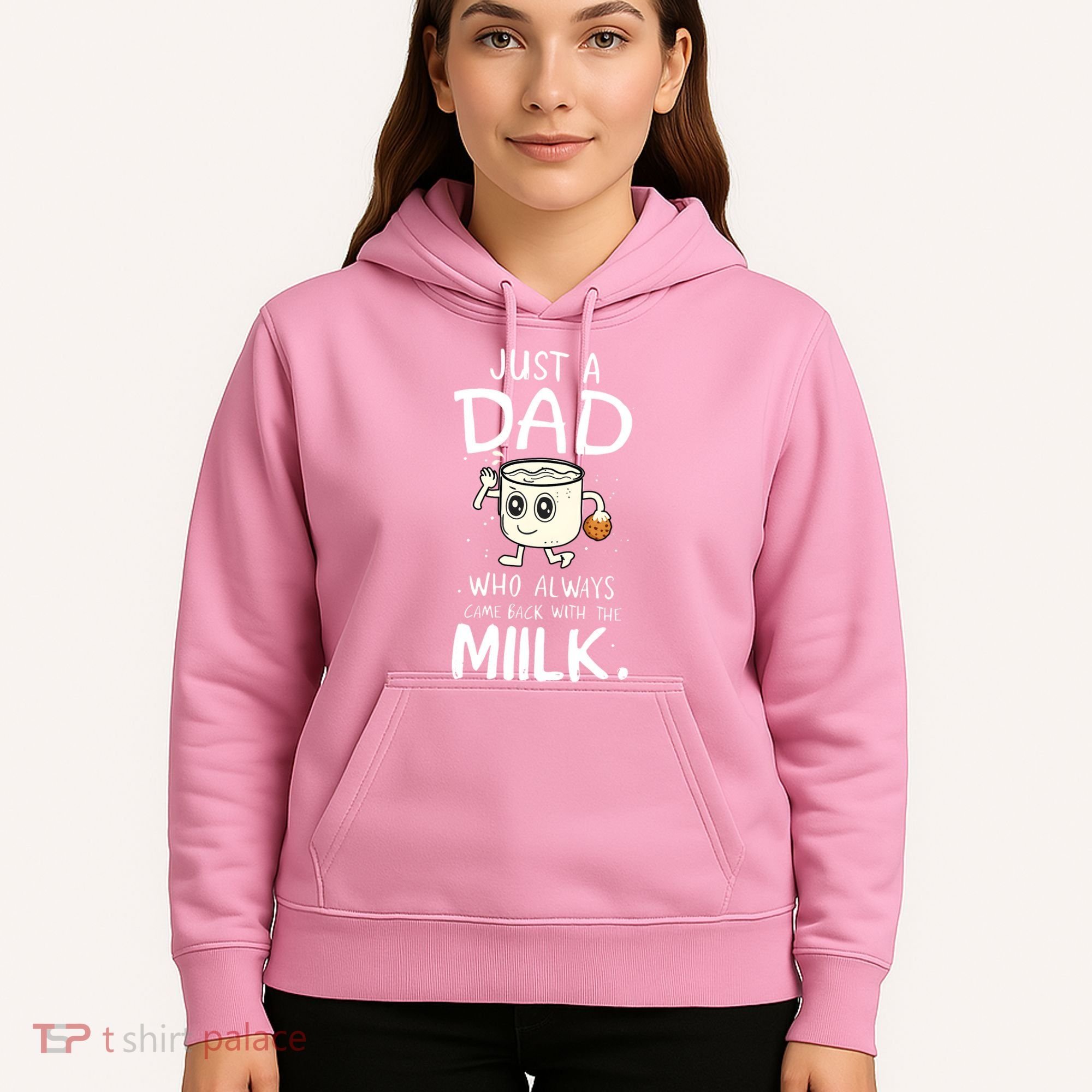 Just A Dad Who Always Came Back With The Milk Hoodie