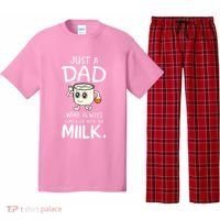 Just A Dad Who Always Came Back With The Milk Pajama Set thumb 0