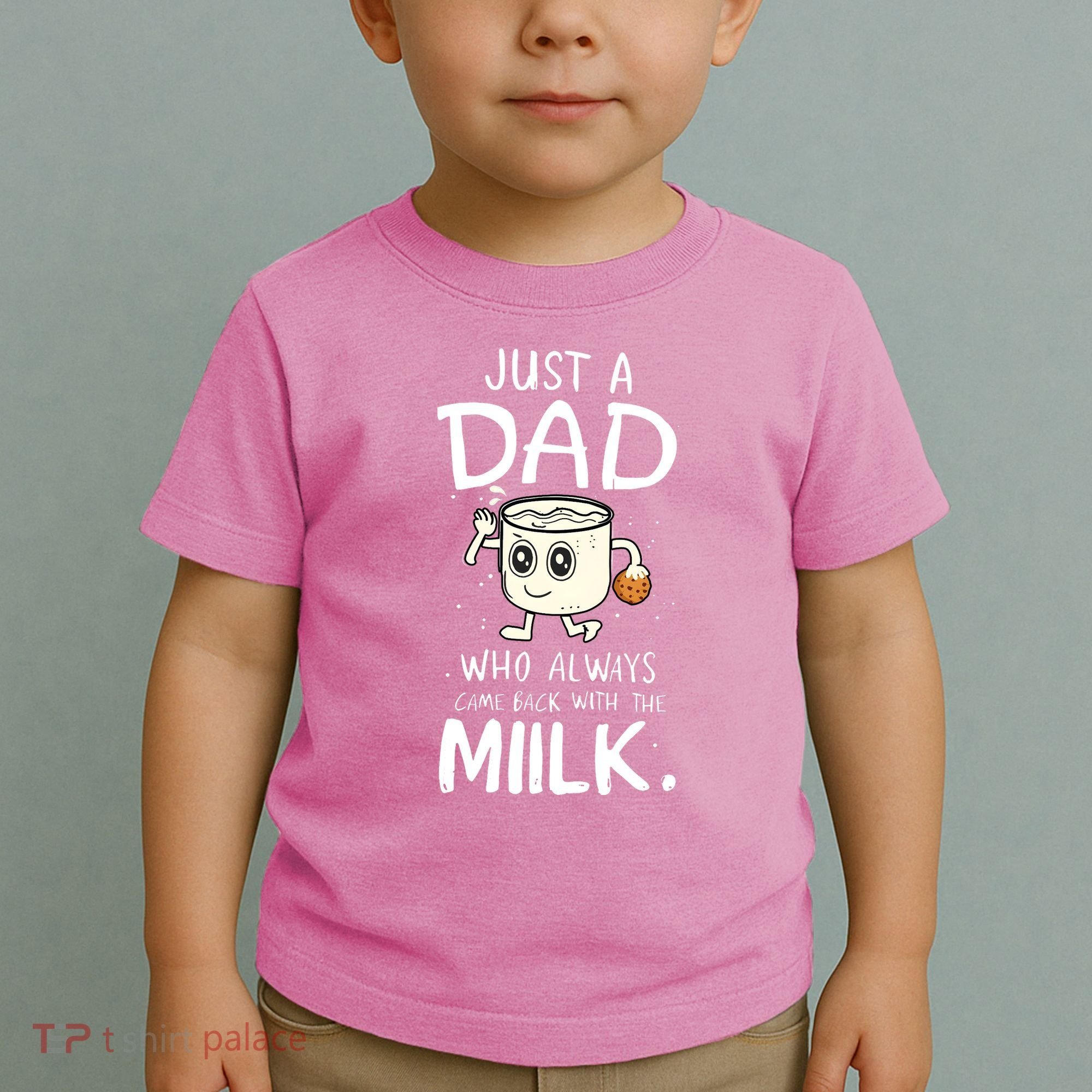 Just A Dad Who Always Came Back With The Milk Toddler T-Shirt