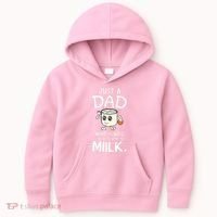 Just A Dad Who Always Came Back With The Milk Kids Hoodie thumb 0