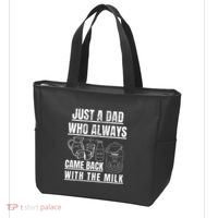 Just A Dad Who Always Came Back With The Milk Tote Bag thumb 3