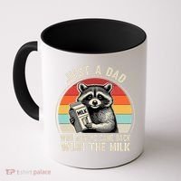 Just A Dad Who Always Came Back With The Milk Fathers Day  Coffee Mug thumb 0