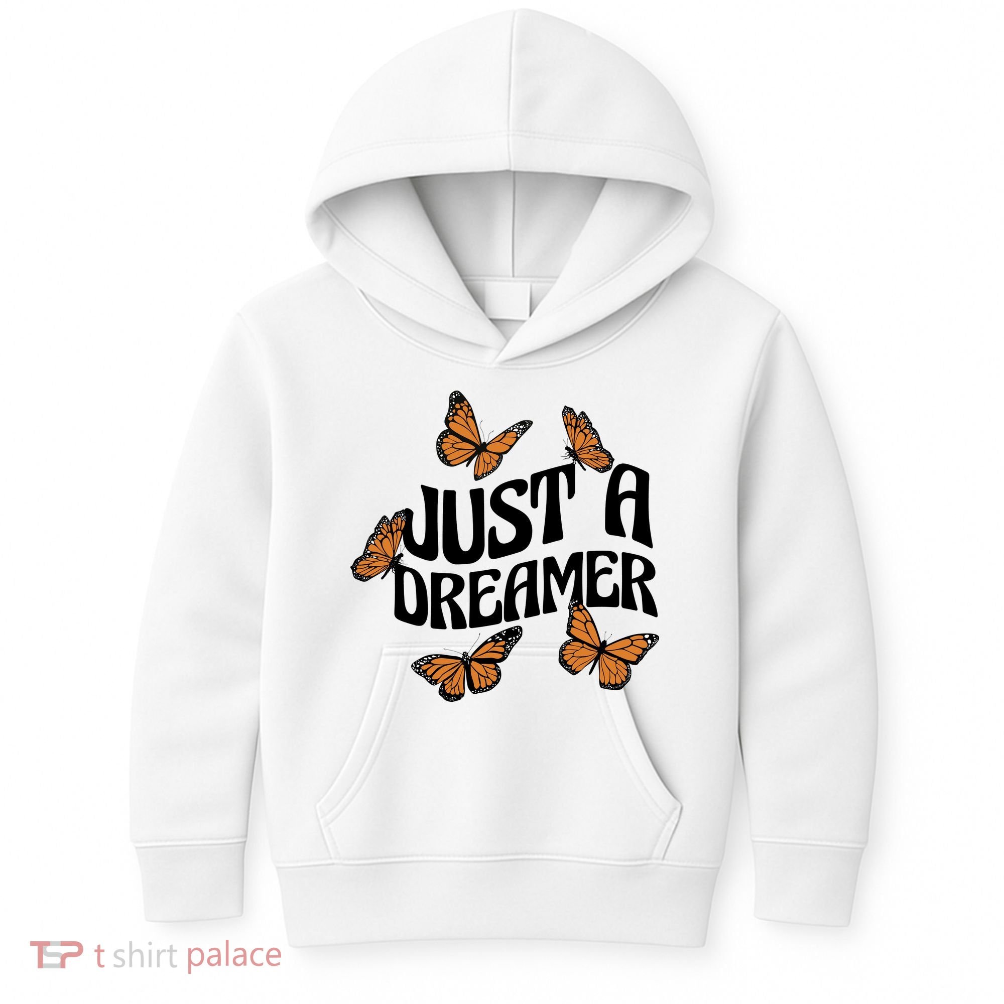 Just A Dreamer Butterfly Cute Gift Kids Hoodie