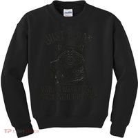Just A Dad Who Came Back With The Milk FatherS Day Raccoon Kids Sweatshirt thumb 0