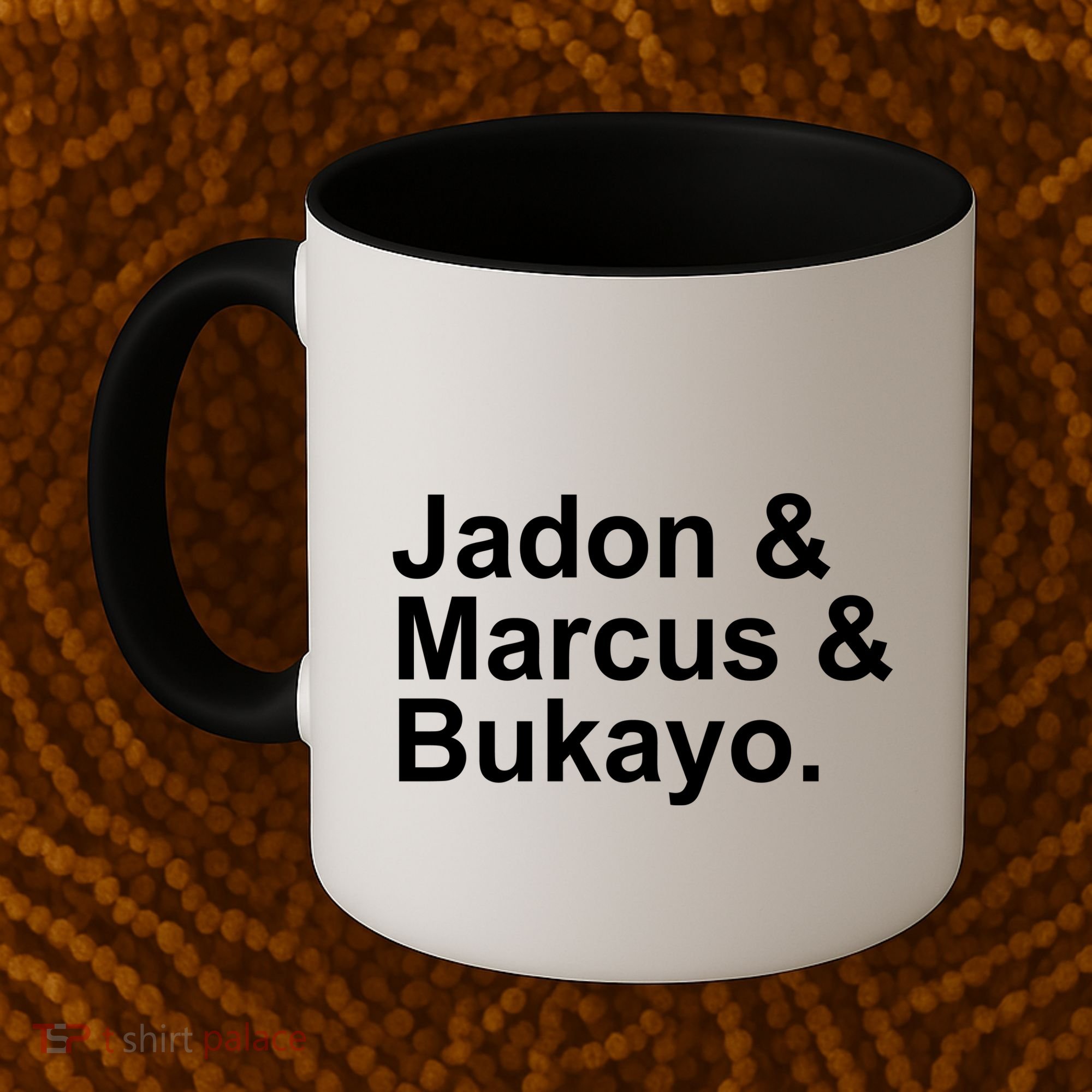 Jadon and Marcus and Bukayo Coffee Mug