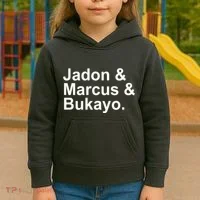 Jadon and Marcus and Bukayo Kids Hoodie thumb 3