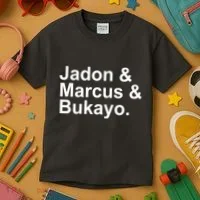 Jadon and Marcus and Bukayo Kids T-Shirt thumb 3