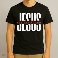 Jesus Above Every Name Inspirational Faith Lovers T-Shirt thumb 3