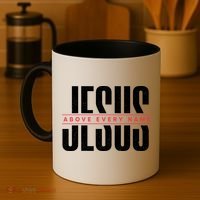 Jesus Above Every Name Inspirational Faith Lovers Coffee Mug thumb 4