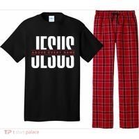 Jesus Above Every Name Inspirational Faith Lovers Pajama Set thumb 0
