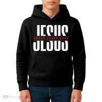 Jesus Above Every Name Inspirational Faith Lovers Kids Hoodie thumb 4
