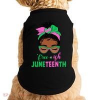 Juneteenth Aka Freeish Since 1865 Independence Day Doggie Tank thumb 0