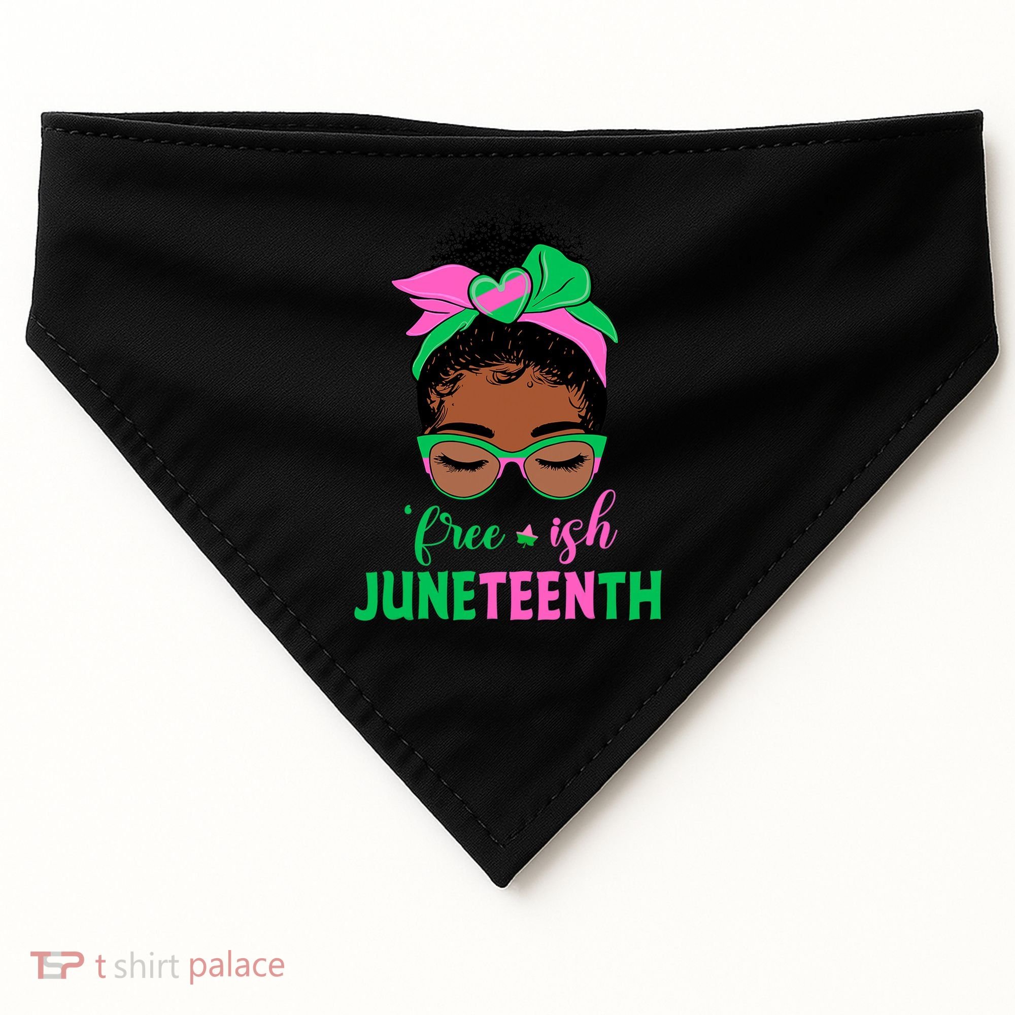 Juneteenth Aka Freeish Since 1865 Independence Day USA-Made Doggie Bandana