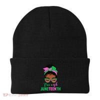 Juneteenth Aka Freeish Since 1865 Independence Day Beanie thumb 0