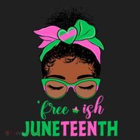 Juneteenth Aka Freeish Since 1865 Independence Day Golf Towel thumb 3