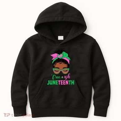 Juneteenth Aka Freeish Since 1865 Independence Day Kids Hoodie