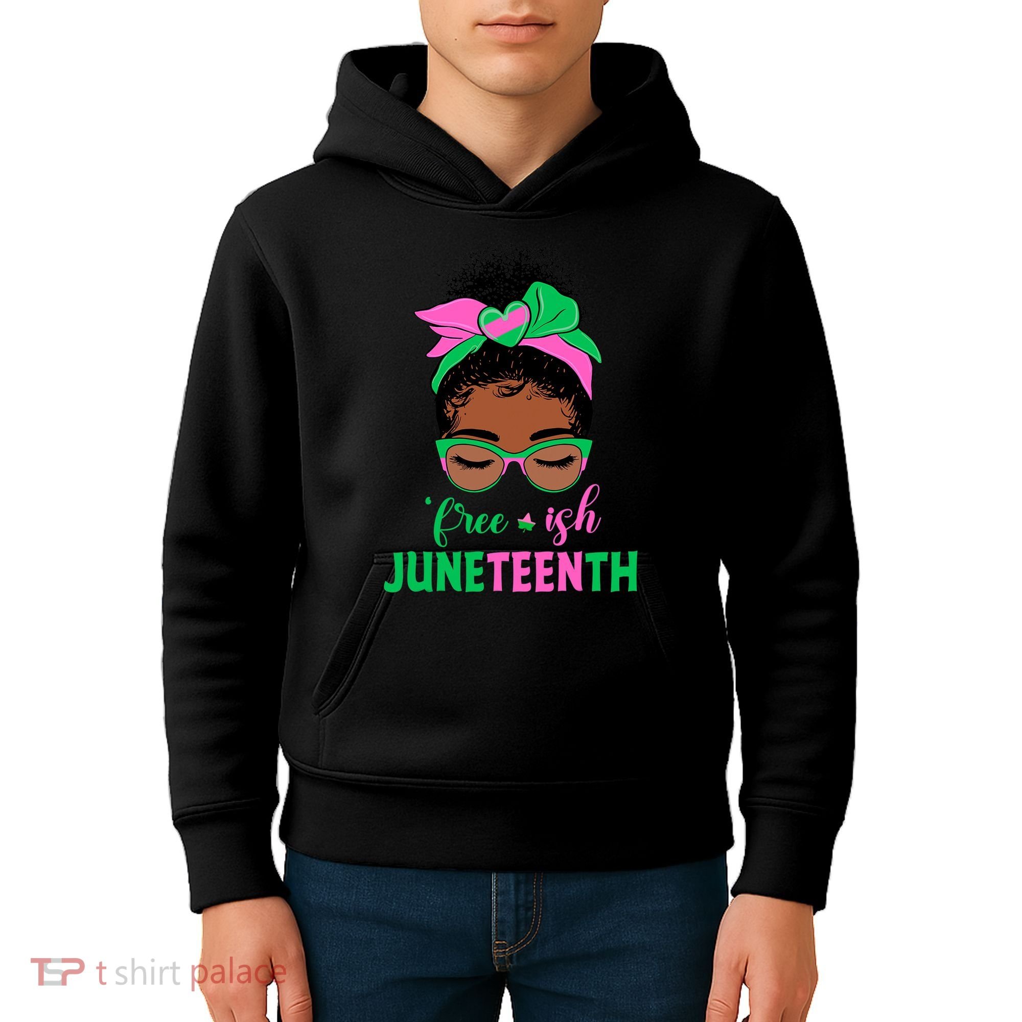 Juneteenth Aka Freeish Since 1865 Independence Day Kids Hoodie