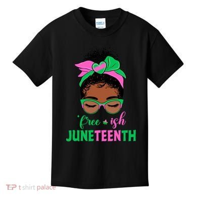 Juneteenth Aka Freeish Since 1865 Independence Day Kids T-Shirt