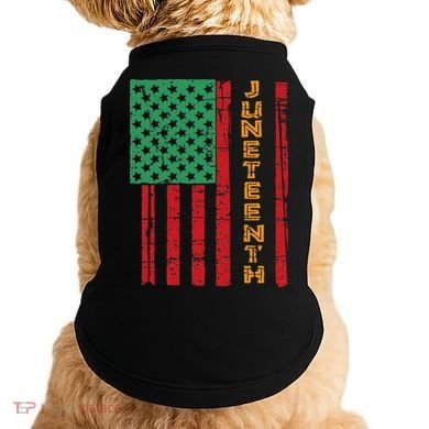 Juneteenth American Flag Doggie Tank