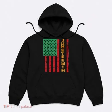 Juneteenth American Flag Hoodie