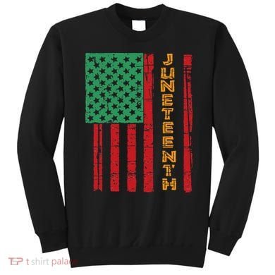 Juneteenth American Flag Sweatshirt