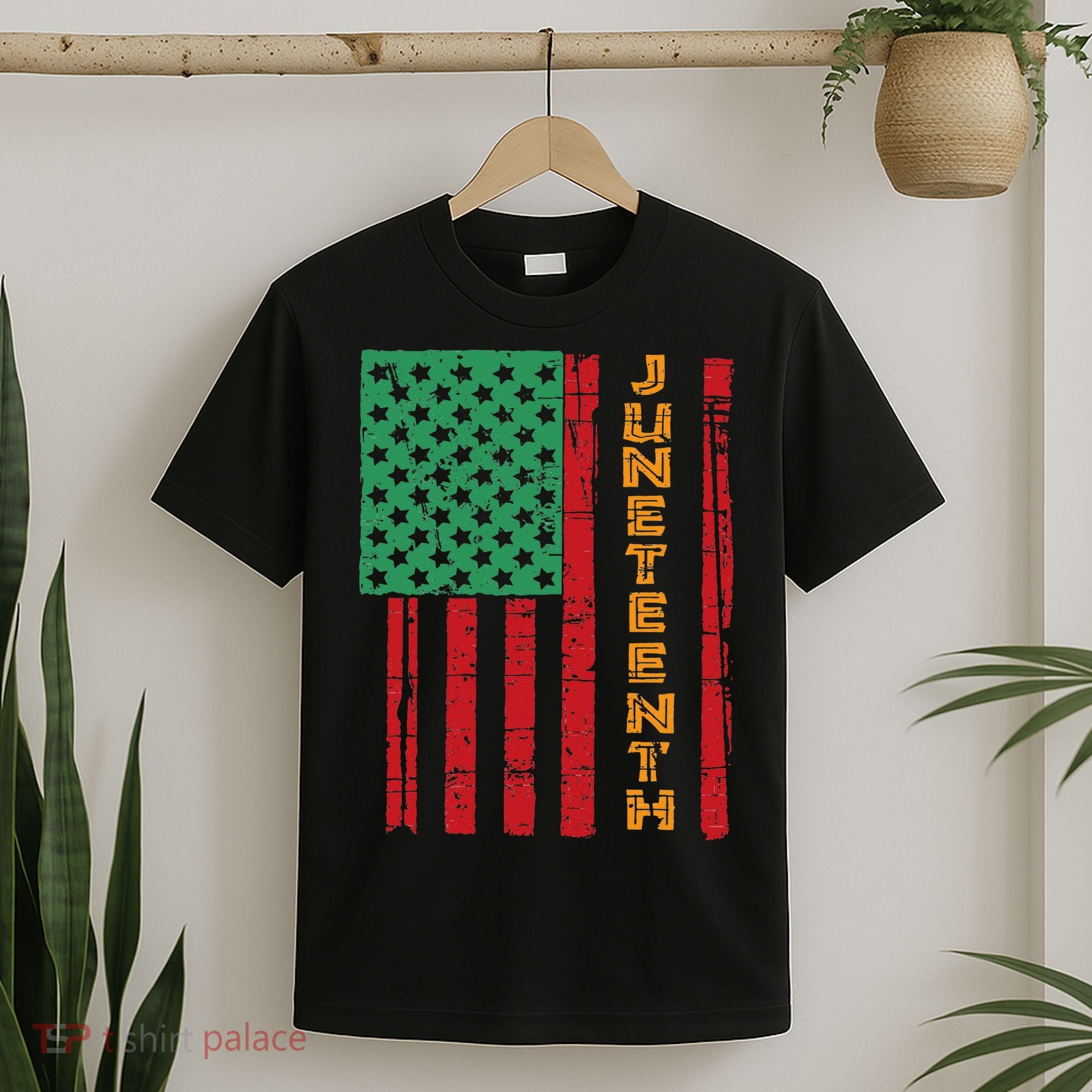 Juneteenth American Flag T-Shirt