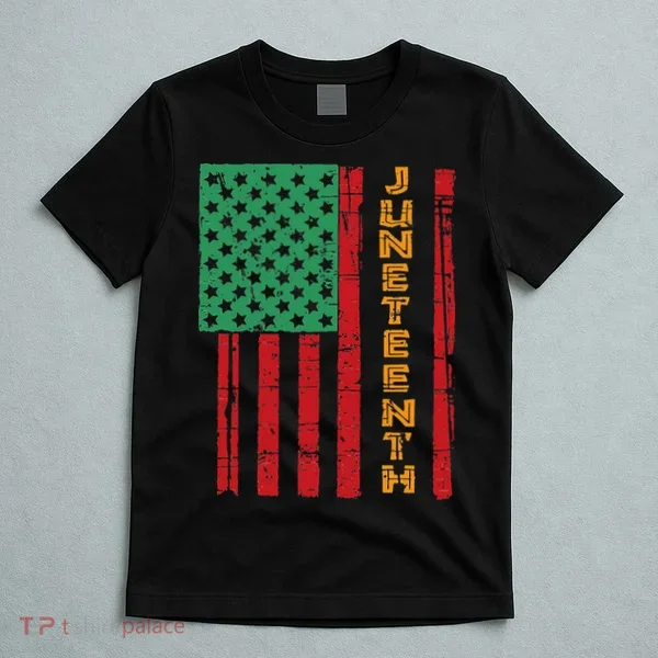 Juneteenth American Flag T-Shirt