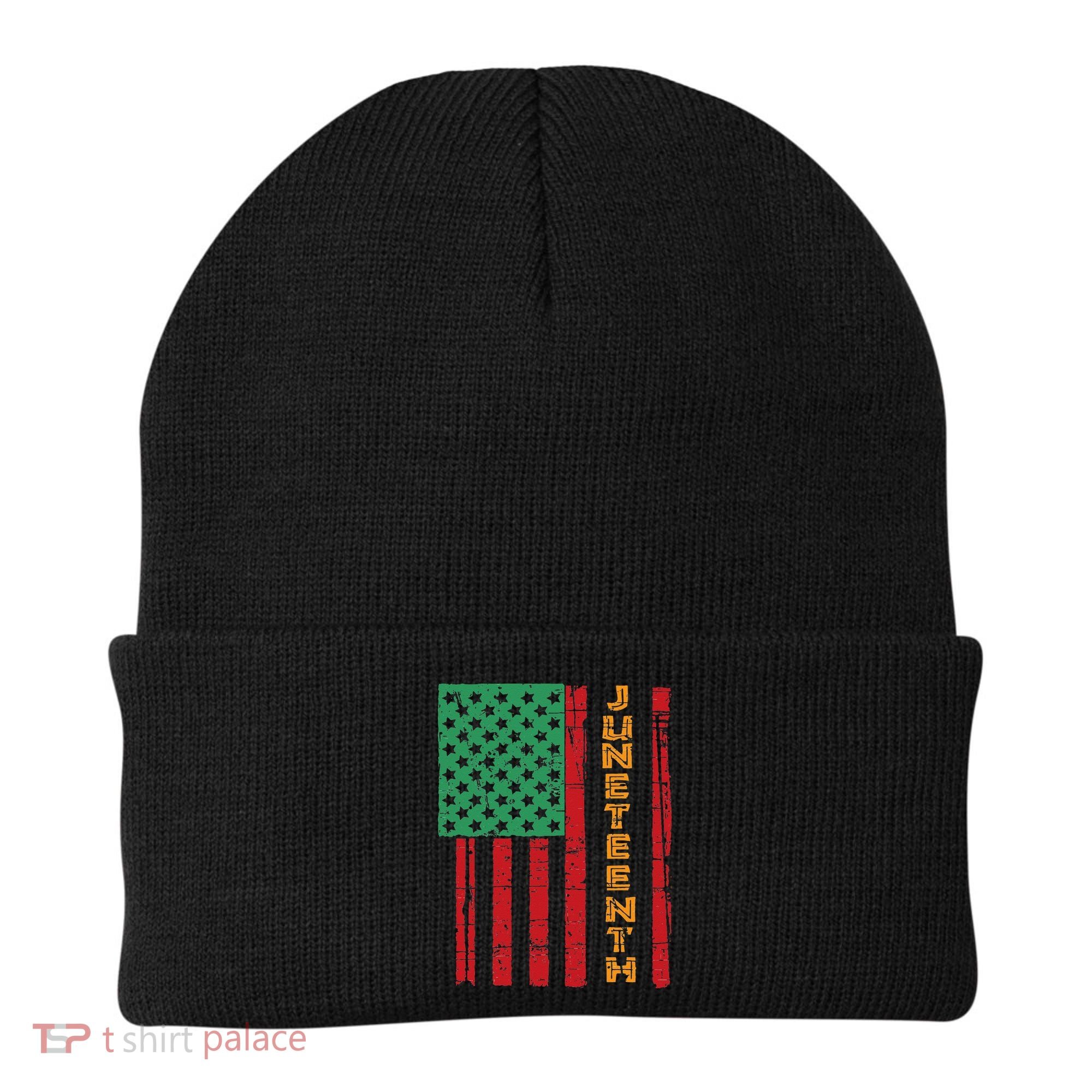 Juneteenth American Flag Beanie