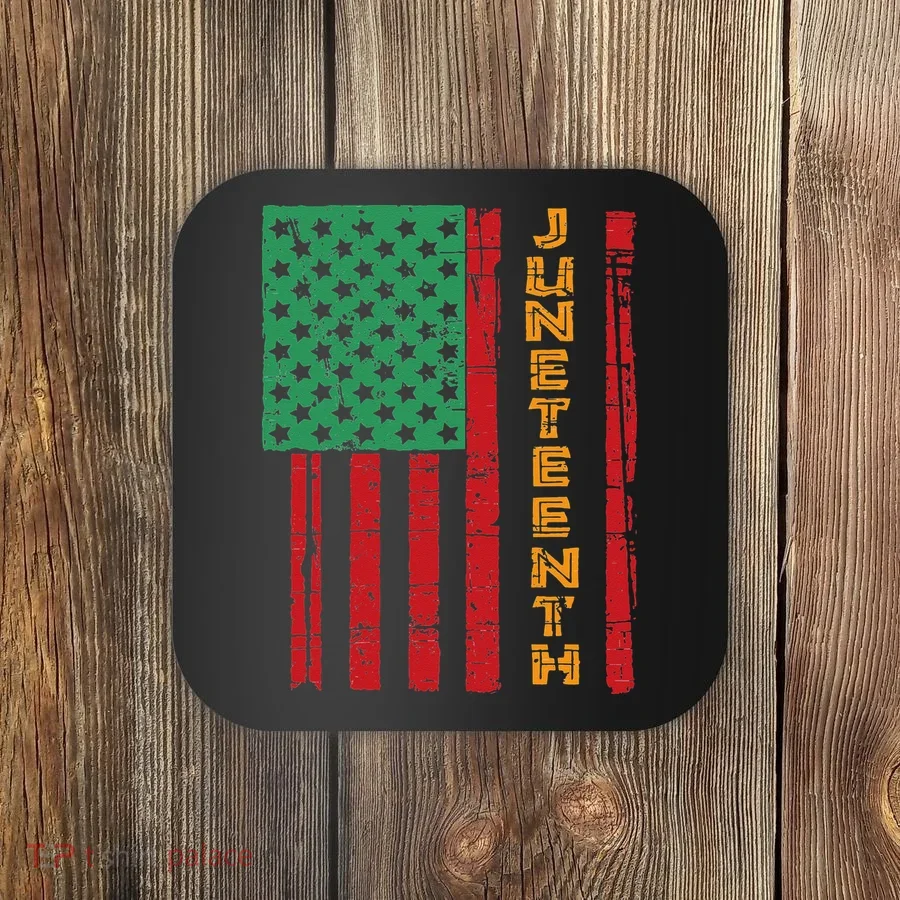 Juneteenth American Flag Coaster