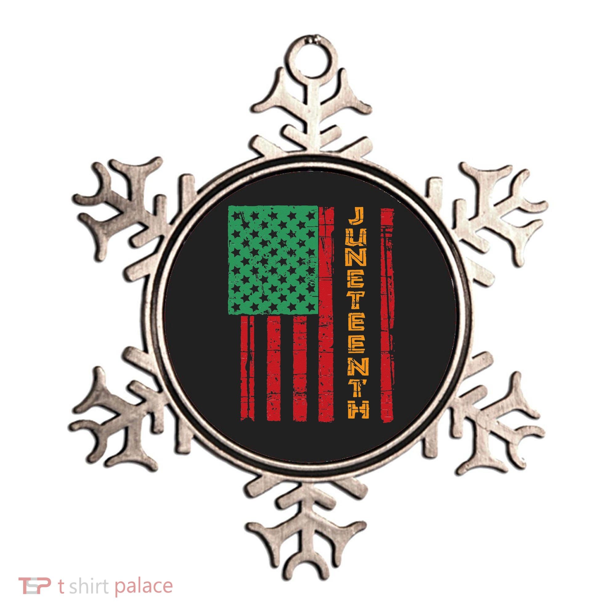 Juneteenth American Flag Ornament