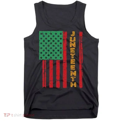 Juneteenth American Flag Tank Top