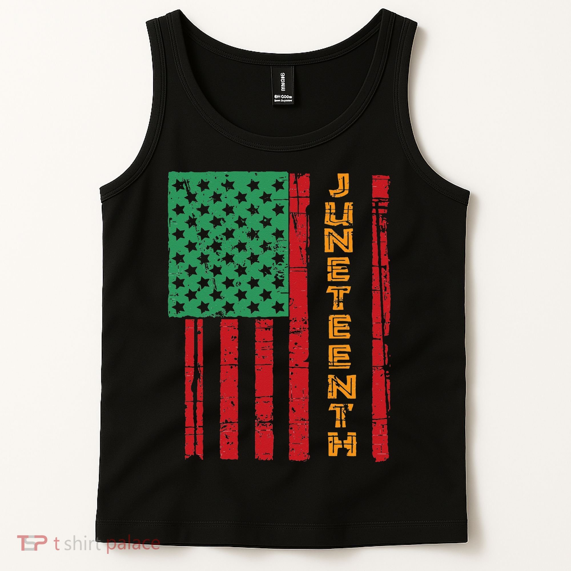 Juneteenth American Flag Tank Top