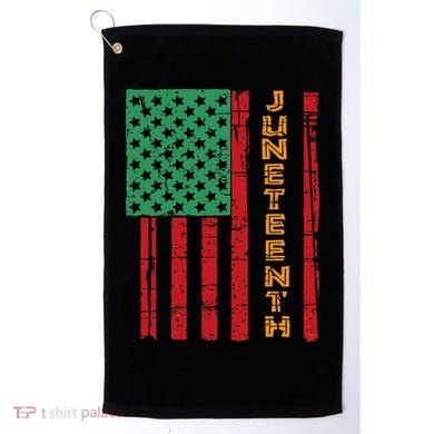 Juneteenth American Flag Golf Towel