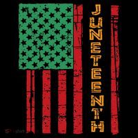 Juneteenth American Flag Toddler T-Shirt thumb 4