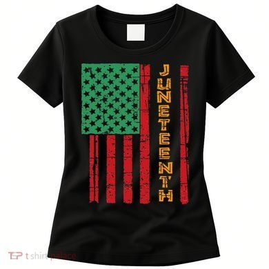 Juneteenth American Flag Women's T-Shirt