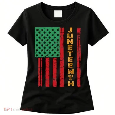 Juneteenth American Flag Women's T-Shirt