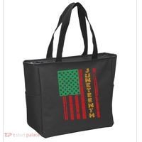 Juneteenth American Flag Tote Bag thumb 2