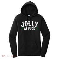 Jolly As Fuck Funny X-Mas Christmas Women's Hoodie thumb 0
