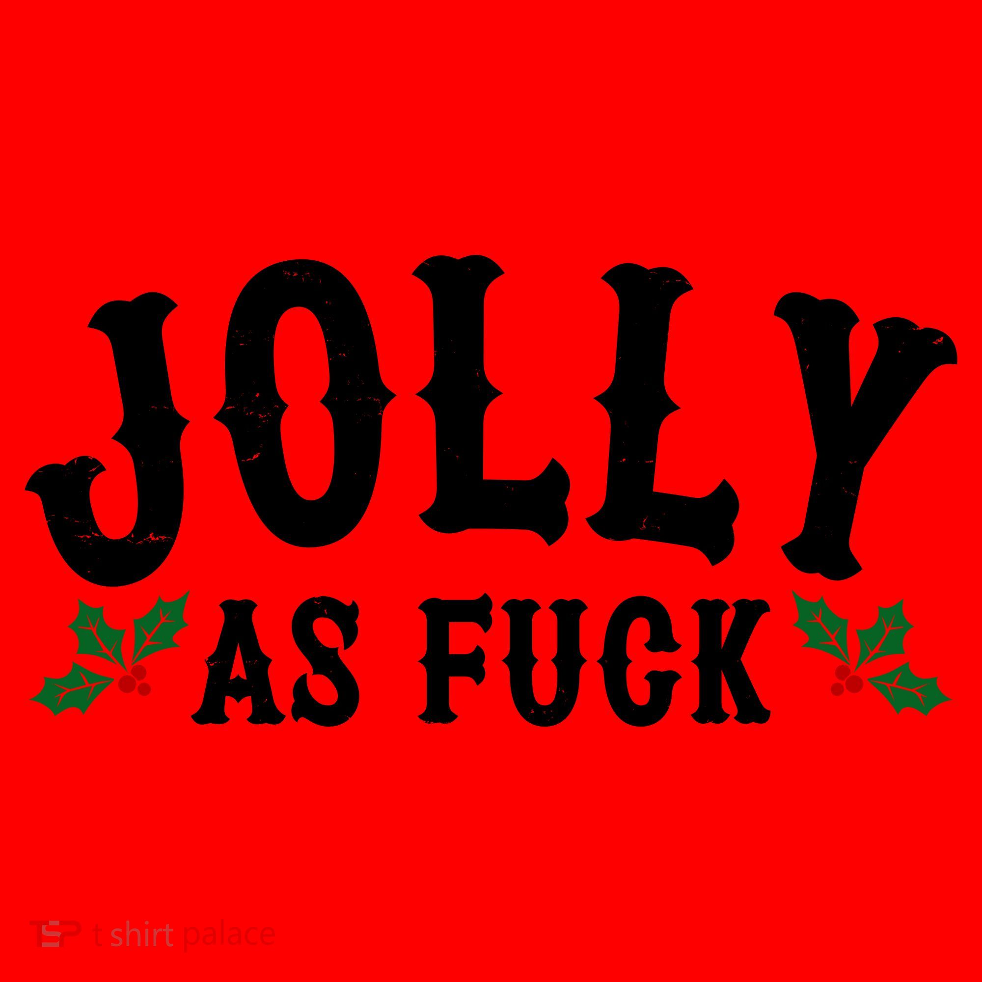 Jolly As Fuck Funny X-Mas Christmas Santa Hat