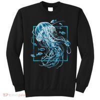 Jellyfish And Fishes In Sea Sweatshirt thumb 0